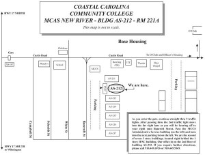 MCAS New River Campus Map