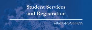 Student Services and Registration with Covid virus in the background