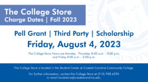 The College Store Charge Dates